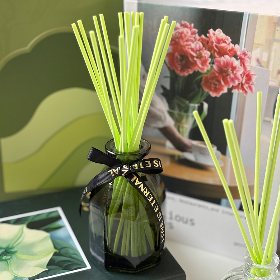 Home Fragrance Stick - 10/60pcs aromatherapy sticks, green fragrance sticks,