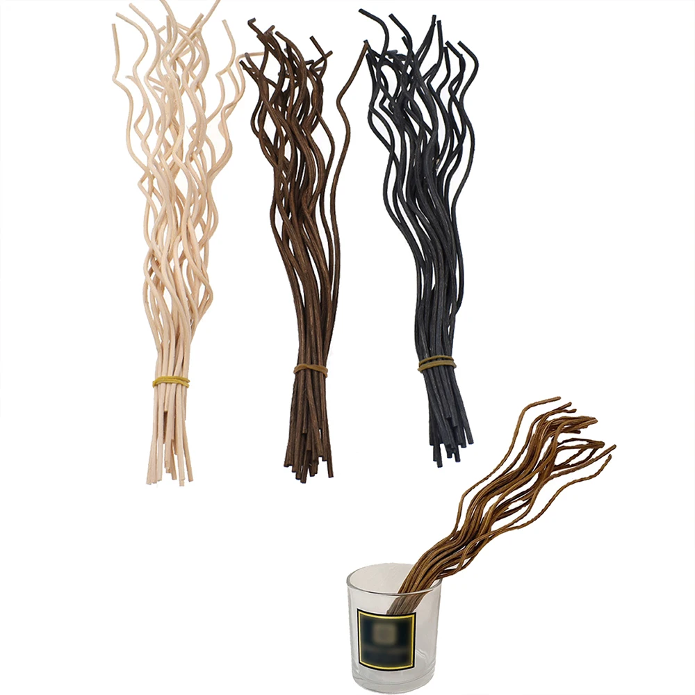 Home Fragrance Reed Diffuser Refill - 20Pcs Diffuser Stick Rattan Stick Wavy