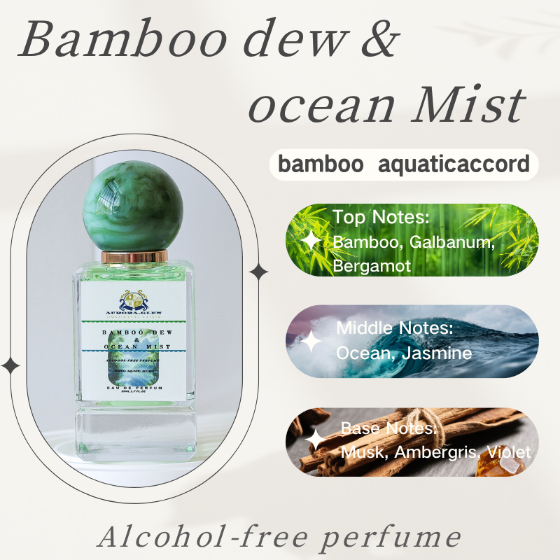 Home Fragrance Bergamot - Bamboo Dew & Ocean Mist Alcohol