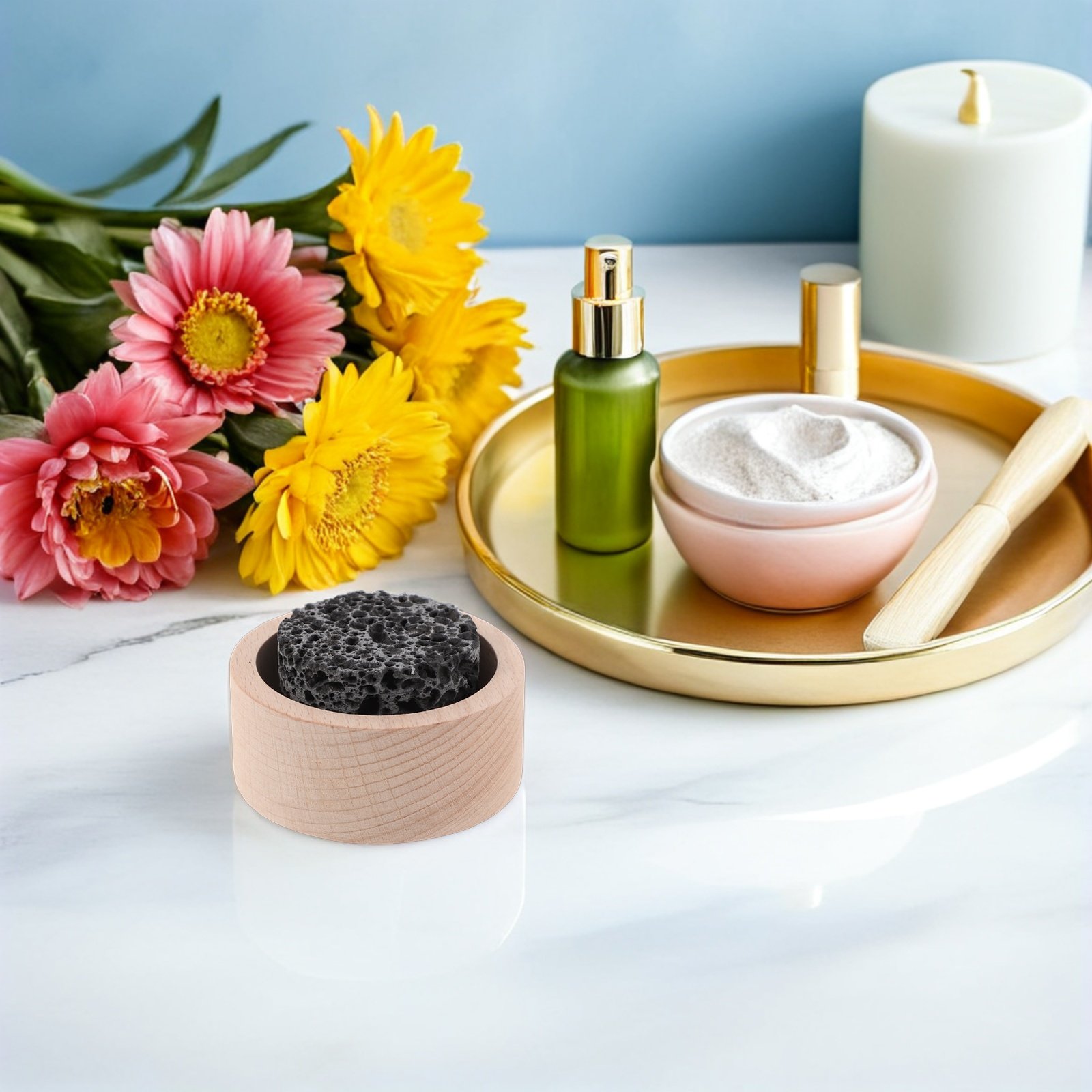 Home Fragrance Diffusers - Small Passive Lava Rock Diffuser Aromatherapy