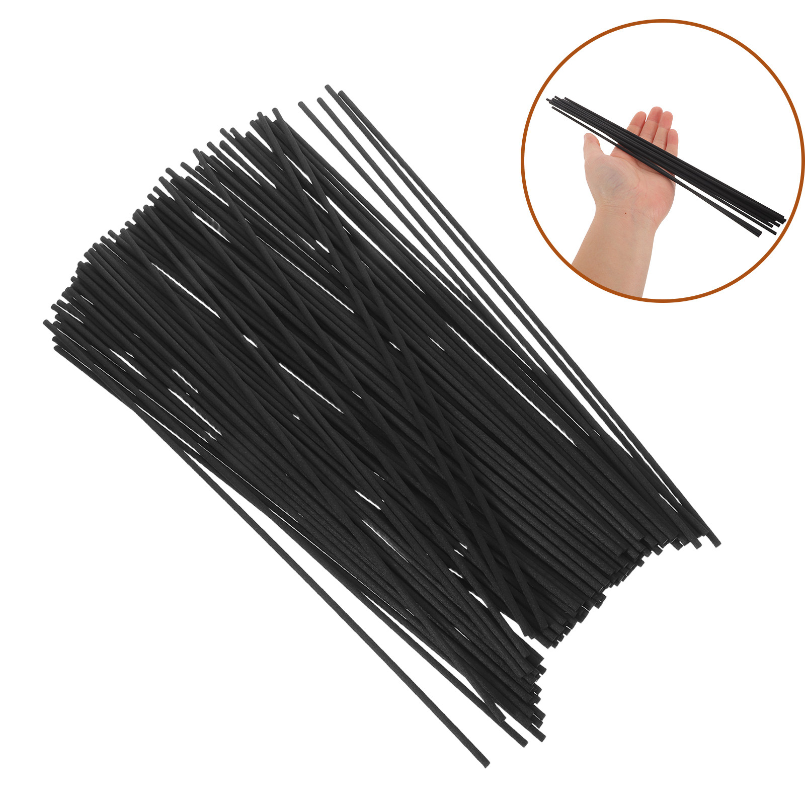 Home Fragrances - 100Pcs Fragrance Diffuser Sticks Natural Rattan