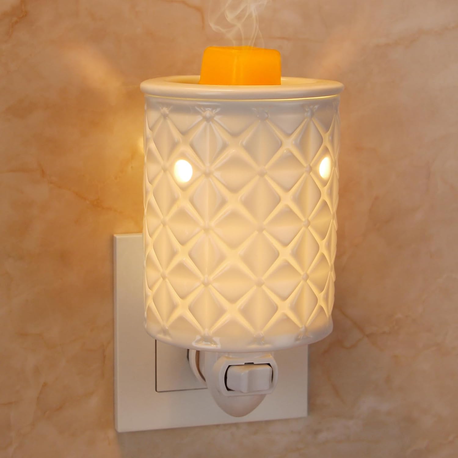 Fragrance Home Decor - Plug in Wax Melt Warmer, Ceramic