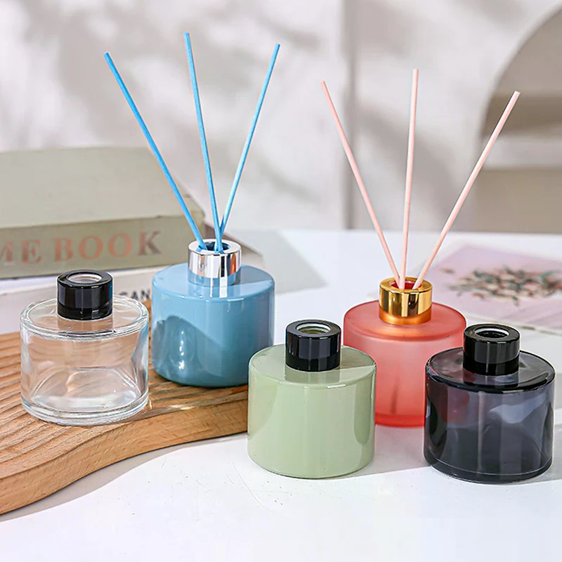 Home Fragrance Reed Diffuser Refill - 150ml Empty Glass Aromatherapy Bottle Rattan