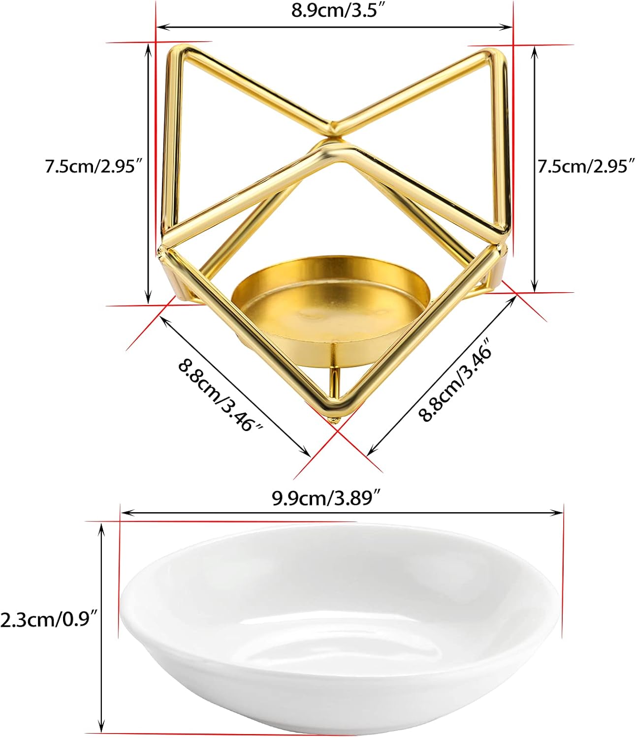 Euro Metal Oil Burner Wax Warm - Home Fragrances ulasan dan harga