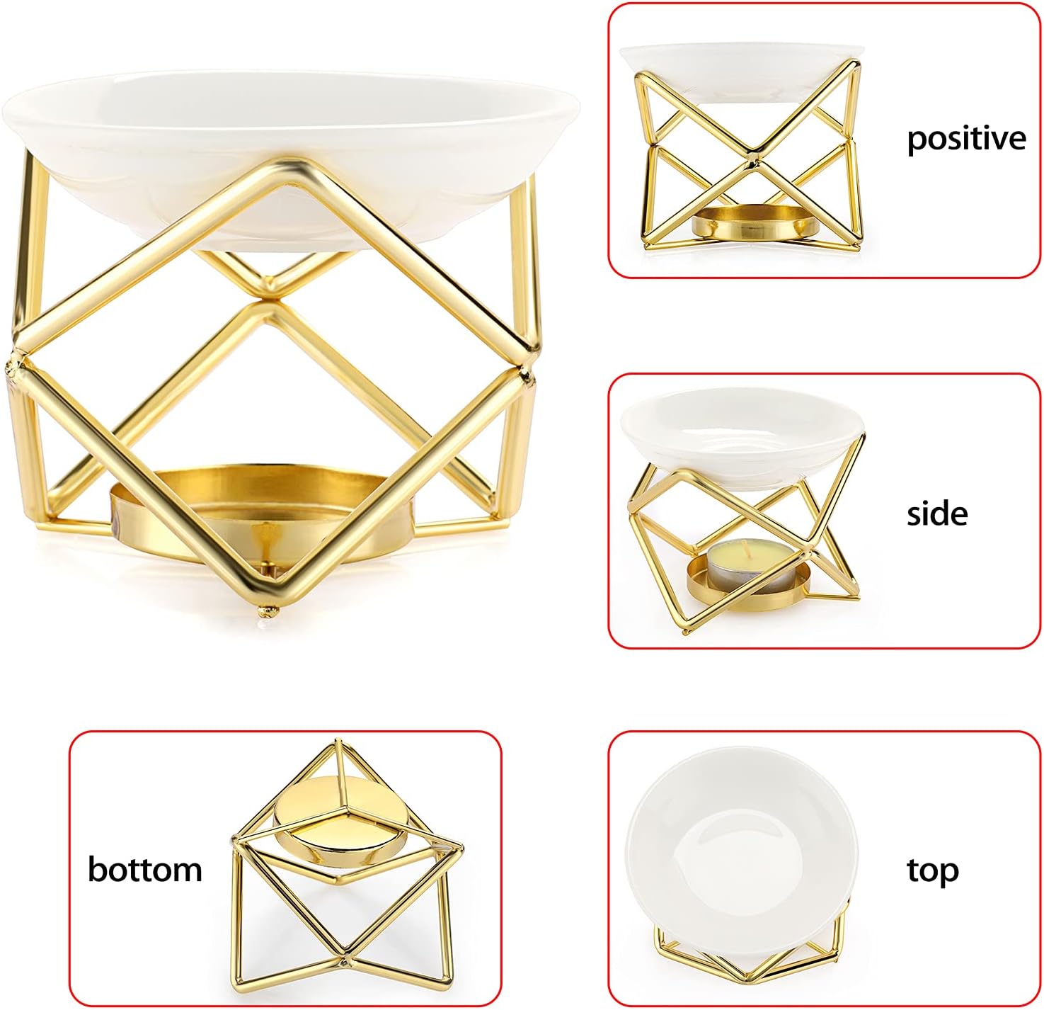 Euro Metal Oil Burner Wax Warm - Home Fragrances ulasan dan harga