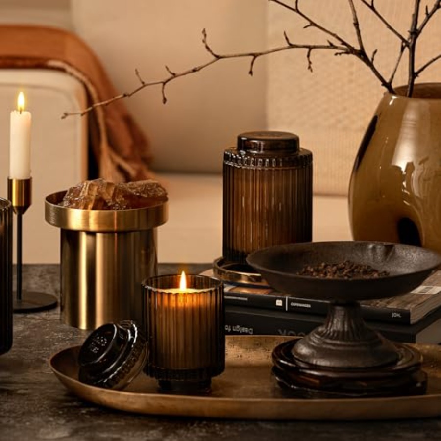Candle Amber Scented Candles G - Amber Jar Candle ulasan dan harga
