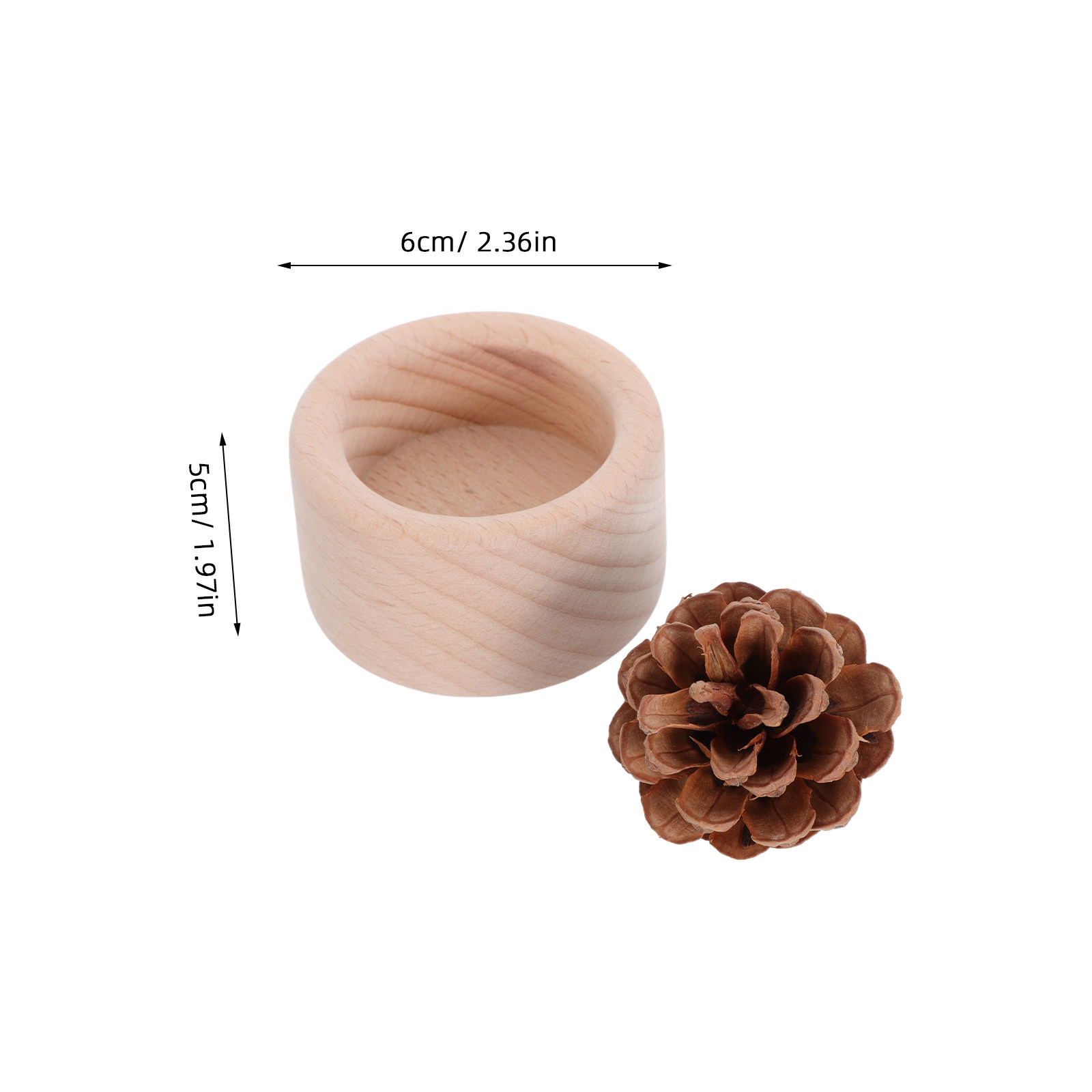 4Pcs Wood Grain Mini Essential - Home Fragrance Diffusers ulasan dan harga