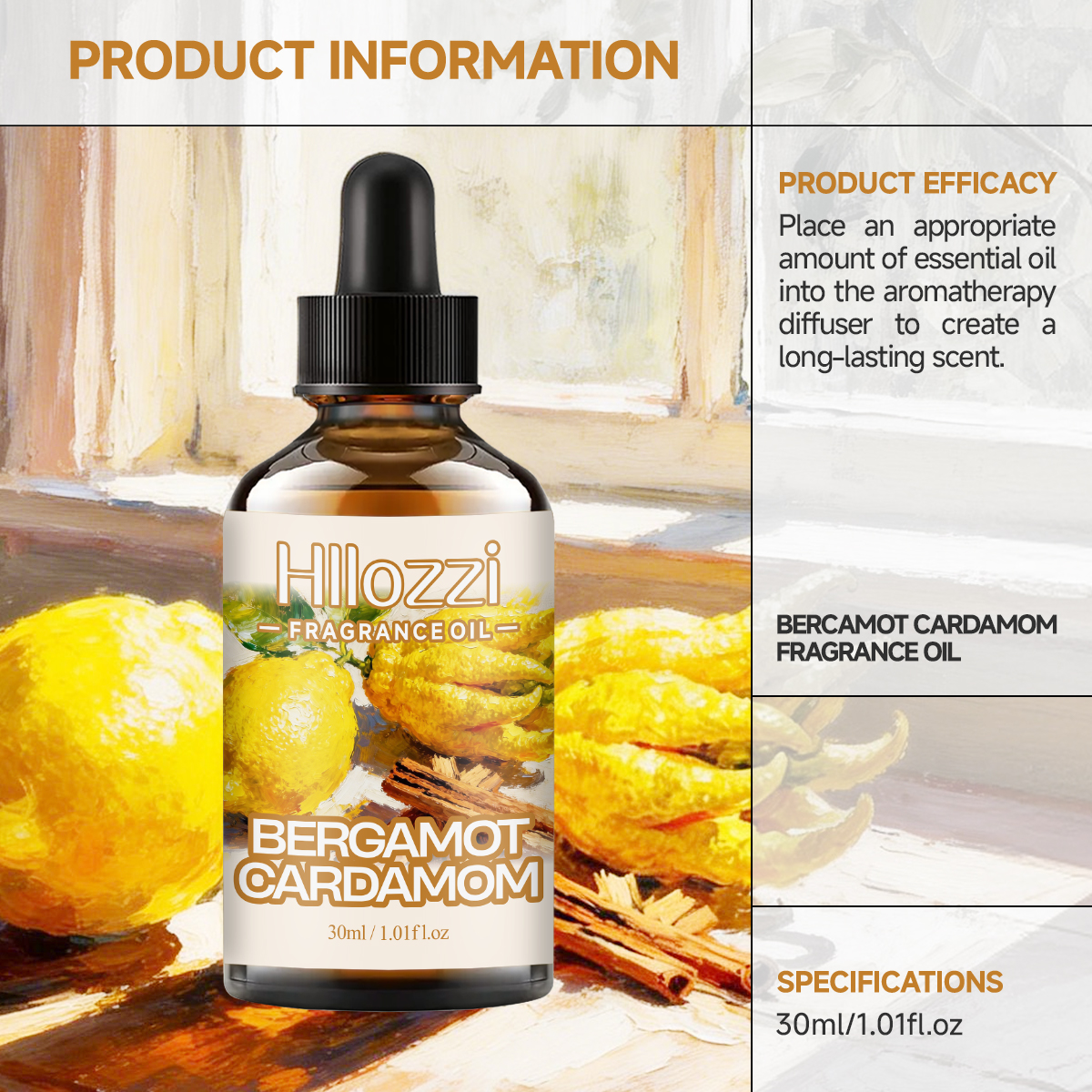BERGAMOT CARDAMOM FRAGRANCE OI - Home Fragrance Bergamot ulasan dan harga