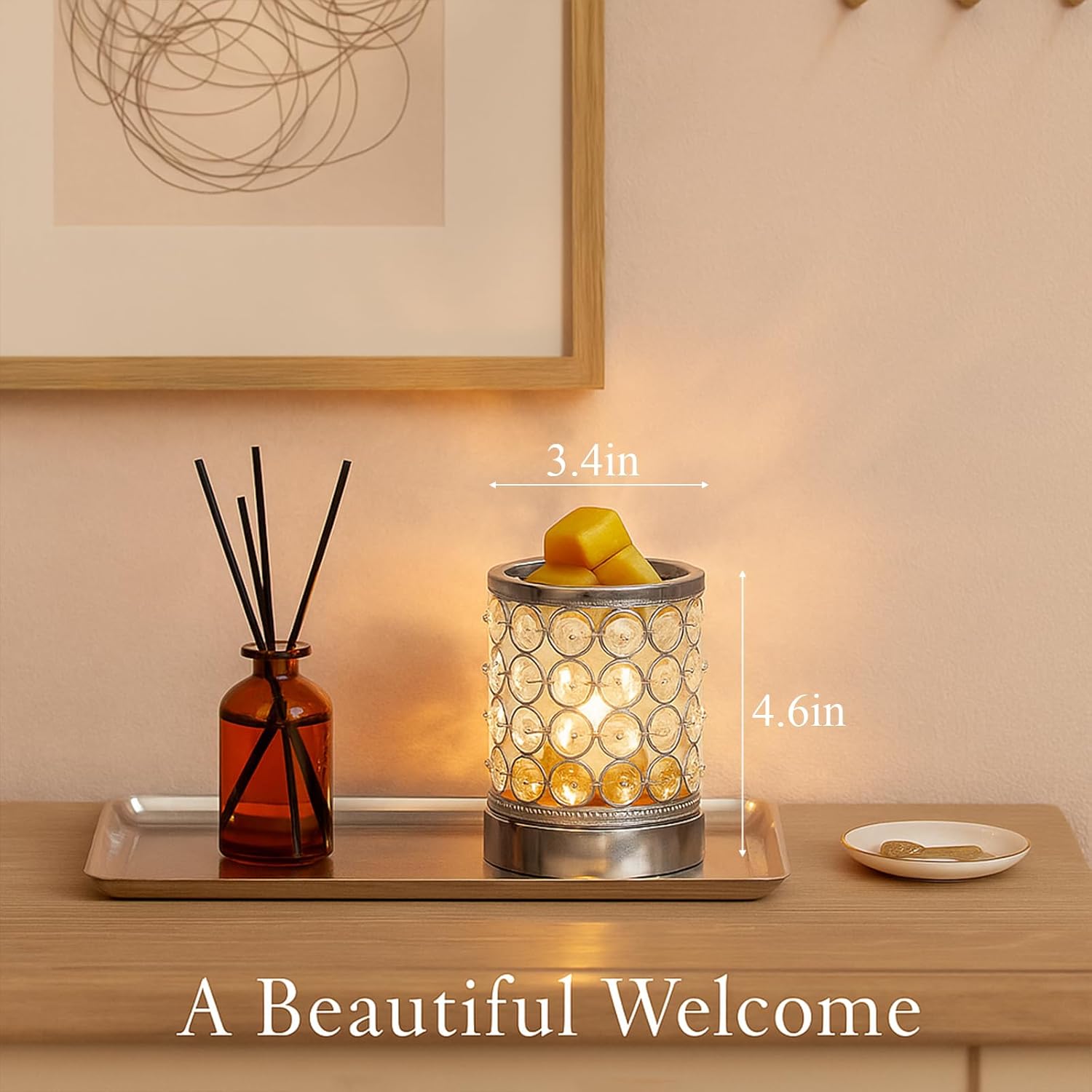 Electric Crystal Wax Melt Warm - Fragrance Home Decor ulasan dan harga