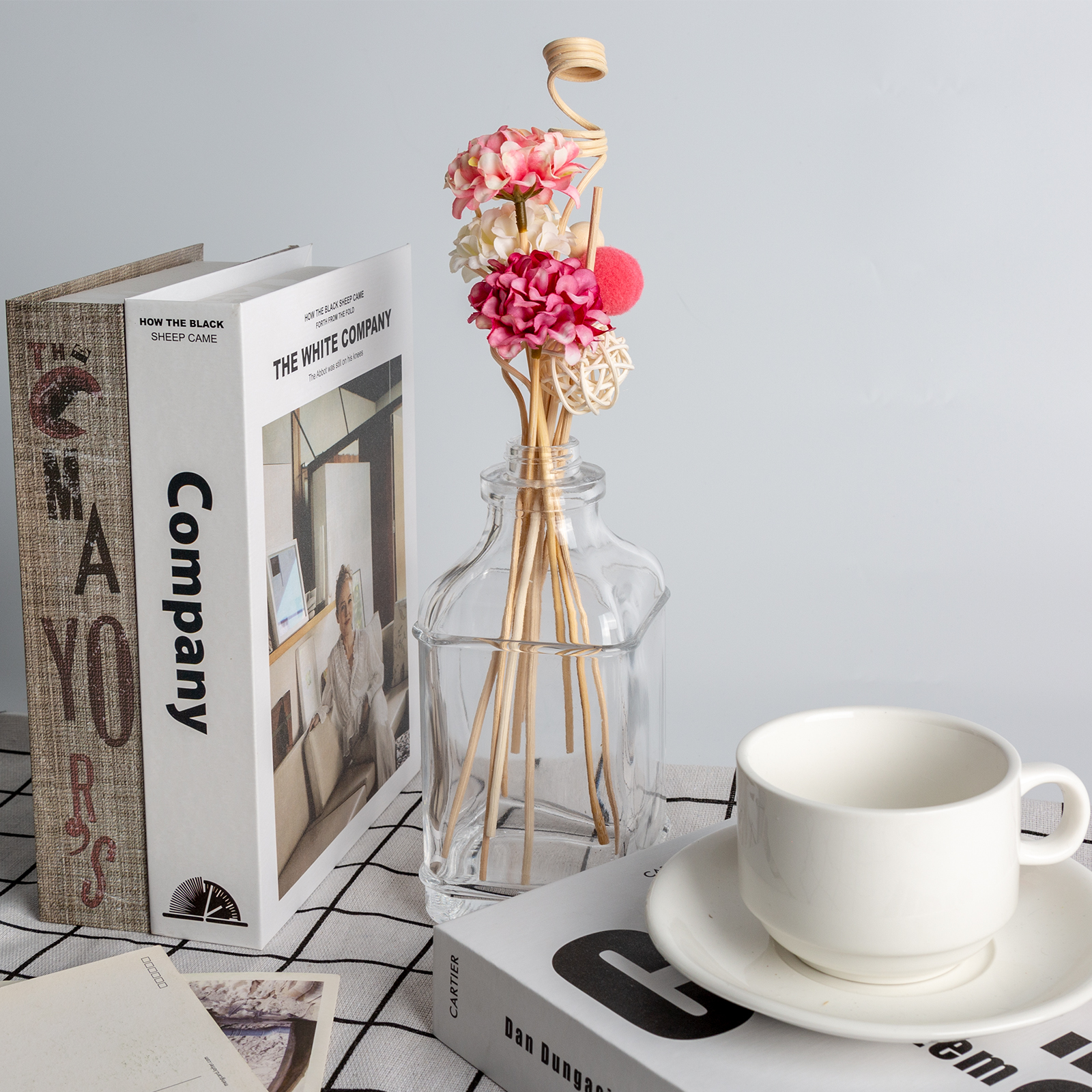 NEW 10PCS Pink Hydrangea Flowe - Home Fragrance Stick ulasan dan harga