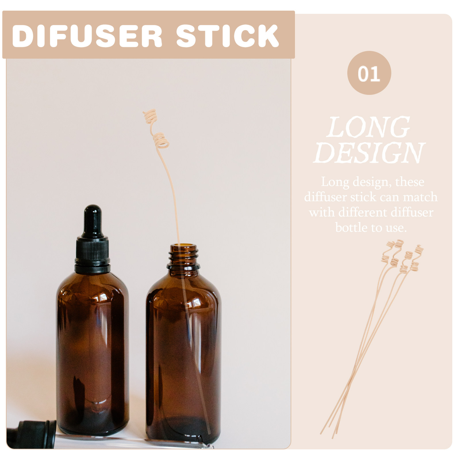 10Pcs Rattan Reed Diffuser Sti - Home Fragrance Reed Diffuser Refill ulasan dan harga