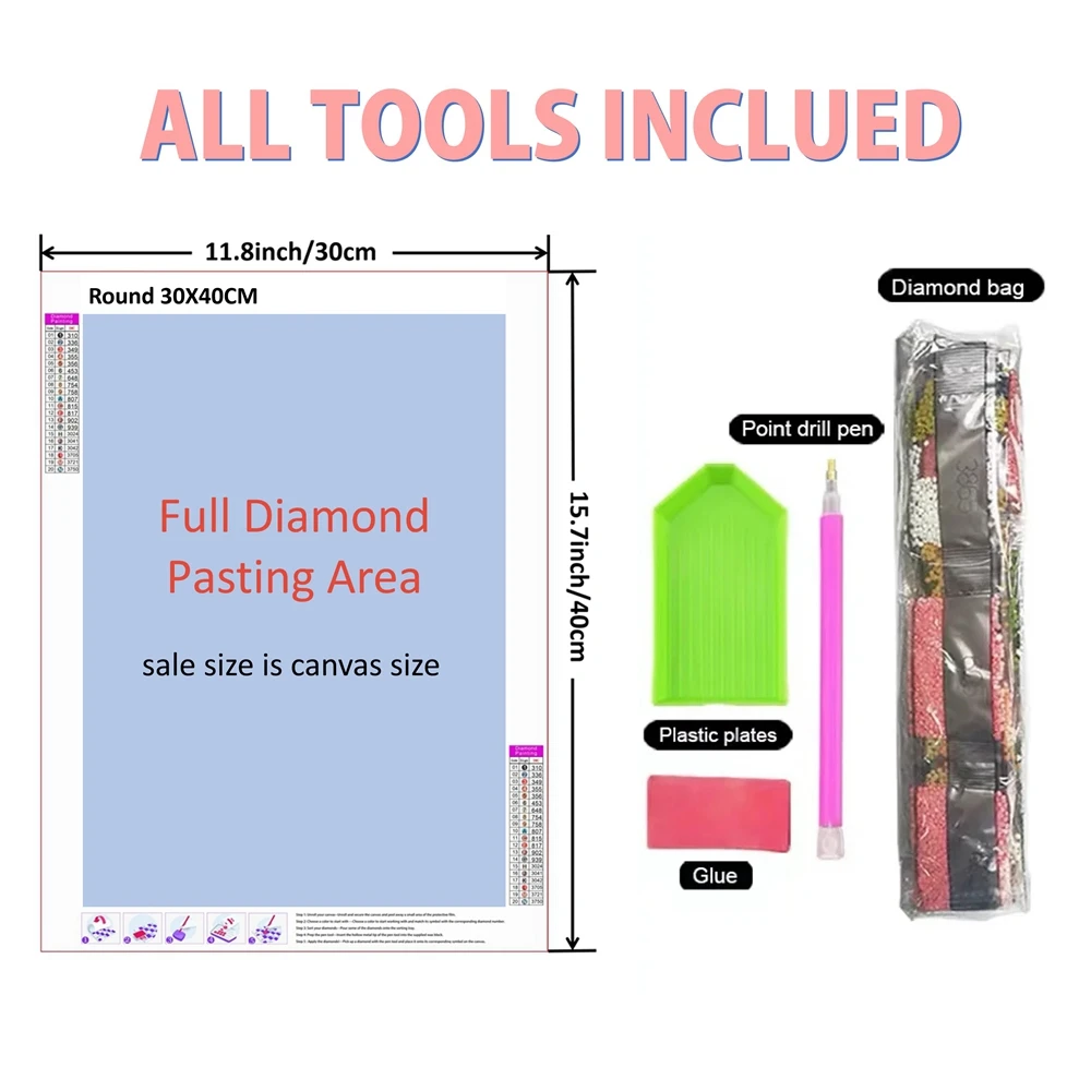 Frameless,Diy Diamond Art Pain - Fragrance Home Decor ulasan dan harga