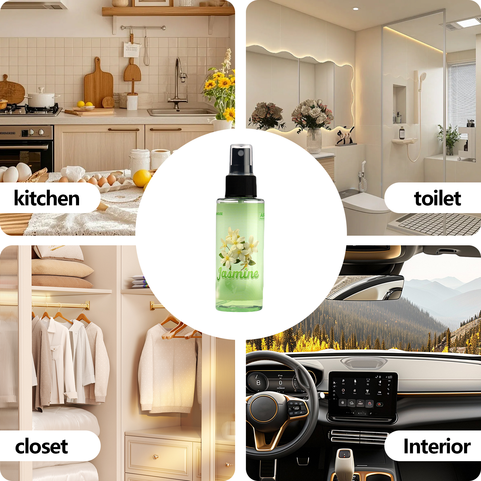 100ml JASMINE-Scented Hand-Spr - Home Fragrance Jasmine ulasan dan harga