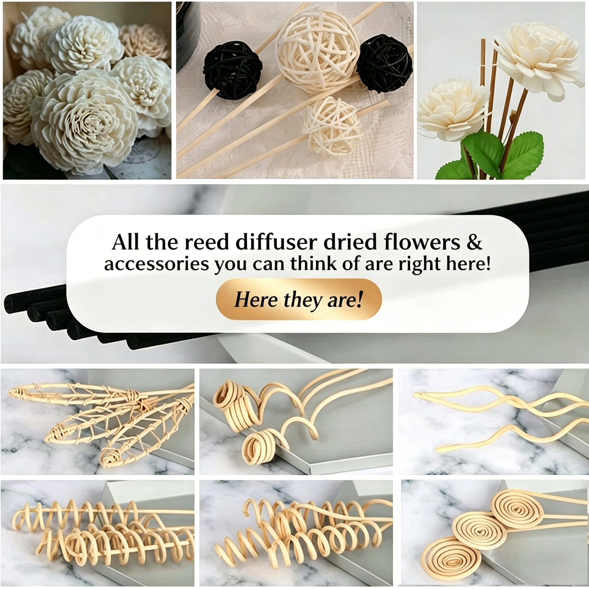 10PCS Rattan Reed Diffuser Sti - Home Fragrance Reed Diffuser Refill ulasan dan harga