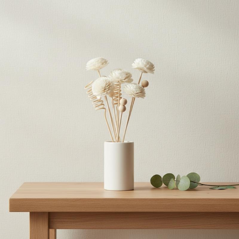 9PCS Artificial Flower Rattan  - Home Fragrance Reed Diffuser Refill ulasan dan harga