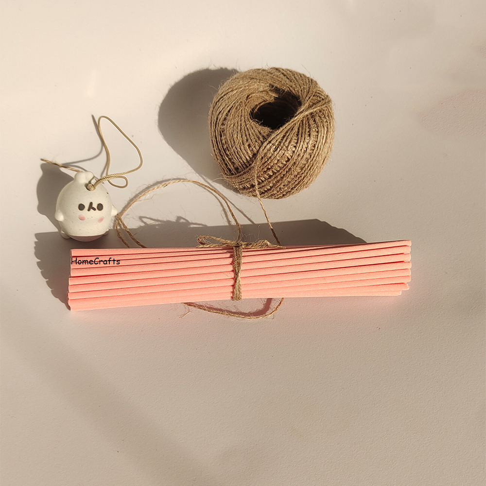 3mm/4mm 22cm Pink Fiber Rattan - Home Fragrance Reed Diffuser Refill ulasan dan harga