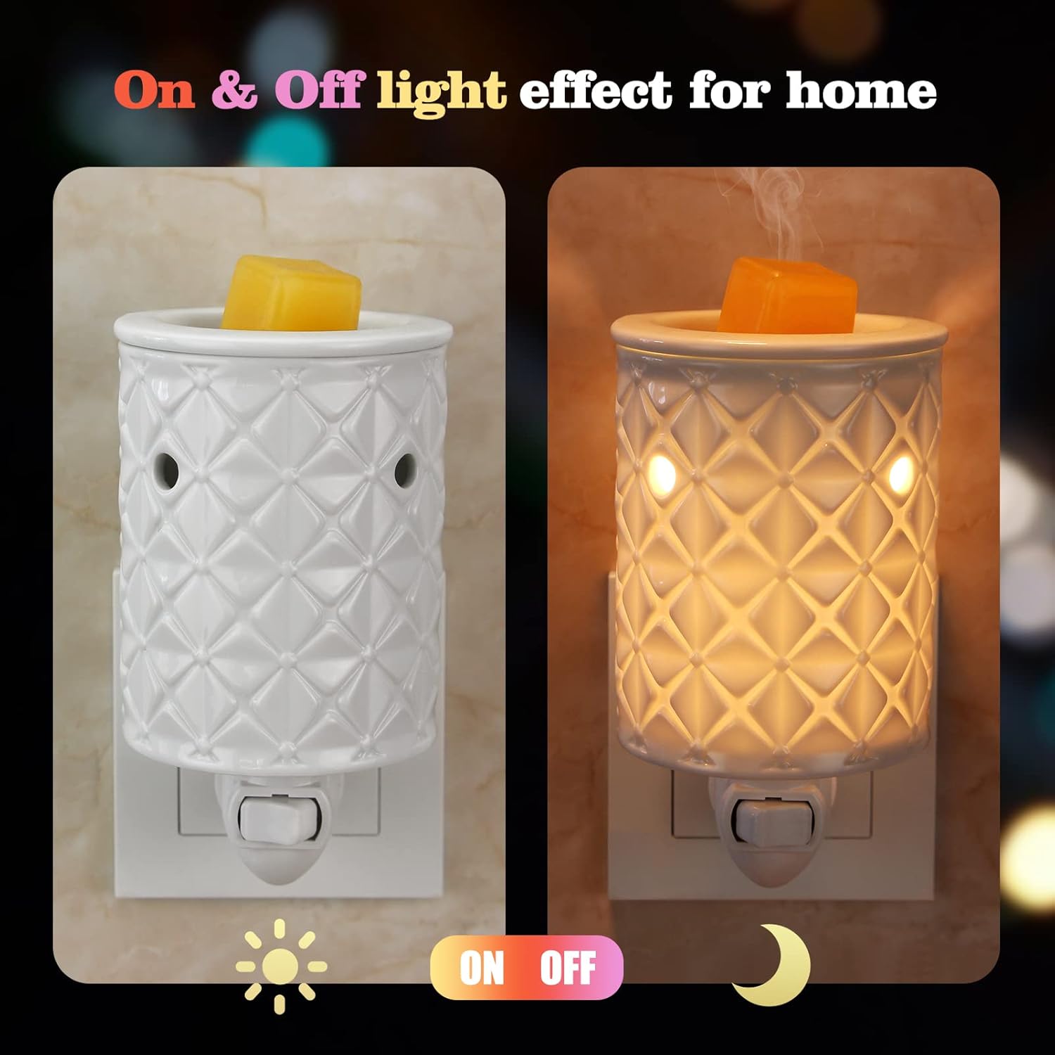 Plug in Wax Melt Warmer, Ceram - Fragrance Home Decor ulasan dan harga