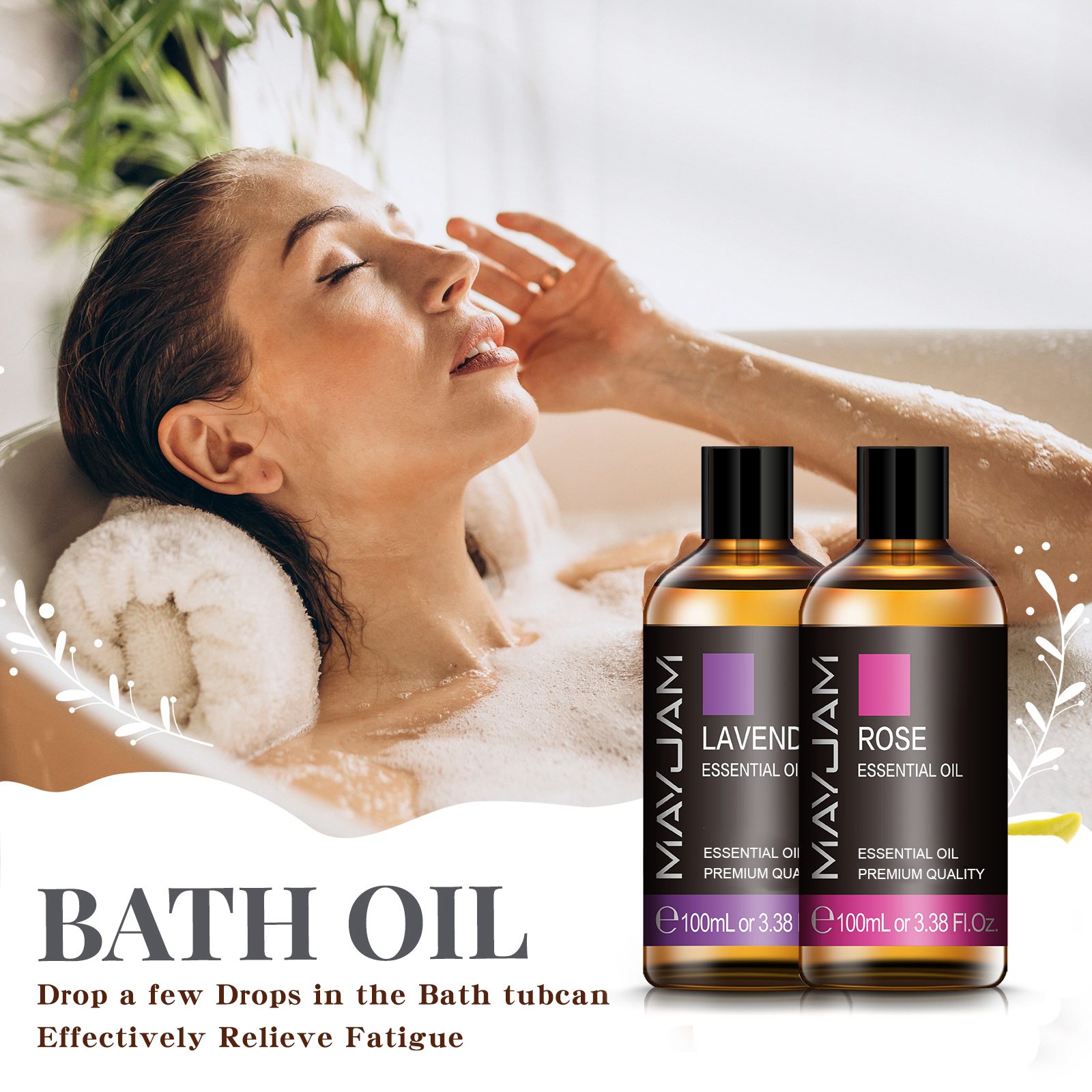 100ml Lavender Essential Oil P - Home Fragrance Bergamot ulasan dan harga