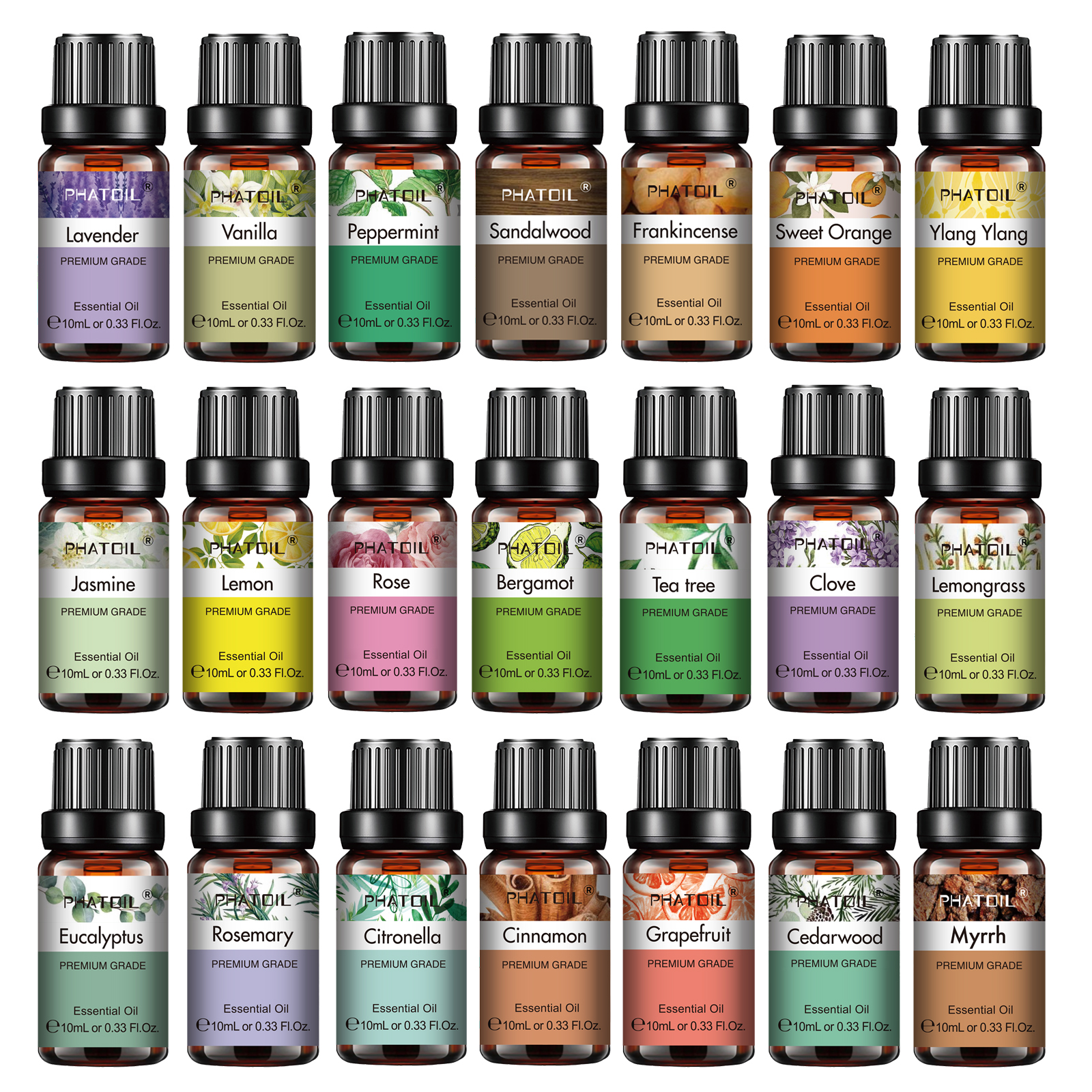 PHATOIL 10ml Essential Oils Pu - Home Fragrance Bergamot ulasan dan harga