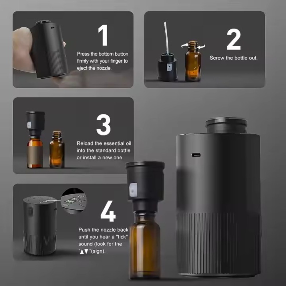 Portable Essential Oil Diffuse - Home Fragrance Diffusers ulasan dan harga